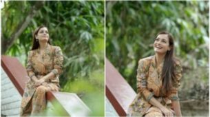 Dia Mirza Looks Total Glamour In Floral Co-Ords: See Pics
