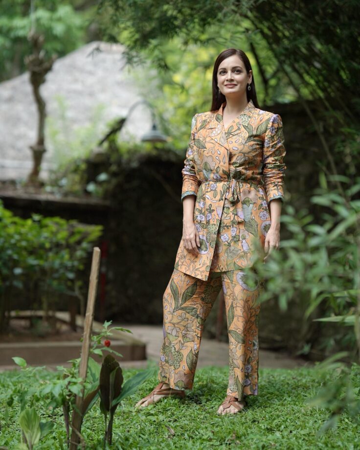 Dia Mirza Looks Total Glamour In Floral Co-Ords: See Pics - 2