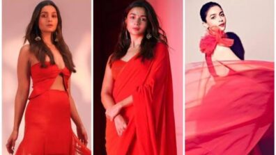 Hot As The Fire: Alia Bhatt Looks ‘Hot Babe’ In These Red Outfit, Are You Having Sleepless Nights?