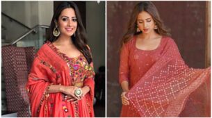 Divyanka Tripathi, Sargun Mehta, Anita Hassanandani: Flawless Television Beauties In Red Anarkali