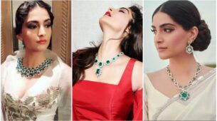 Emerald Green Jewellery Moments Of Sonam Kapoor, Check Out These Neck Pieces