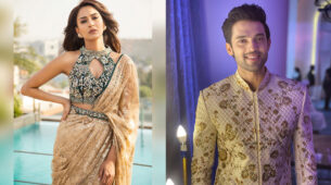 Erica Fernandes shares droolworthy snap in sleeveless saree, Parth Samthaan says, “muskuraiye, aap iPhone mein ho…”