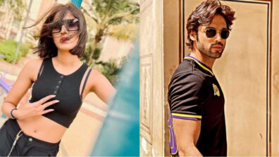 Erica Fernandes stabs hearts in black crop top to flaunt curves, Parth Samthaan says, “ideal picture to flaunt your hair colour…”