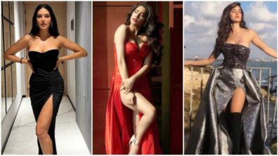 Esha Gupta, Janhvi Kapoor and Disha Patani are vogue queens in strapless high slit gowns, see pics