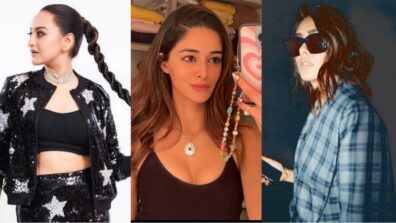Fashion Divas: Sonakshi Sinha stuns in sequinned black rockstar outfit, Ananya Panday keeps it candid with her minimalistic fashion, Mrunal Thakur drops high-octane fashion bomb
