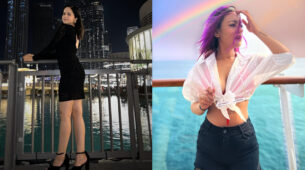 Fashion Faceoff: Palak Sindhwani looks dreamy in bodycon black dress, Aashika Bhatia flaunts toned midriff in white crop shirt and denim jeans