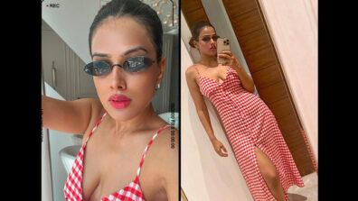 Fashion Inspiration: Nia Sharma turns the summer babe in red checkered outfit, Arjun Bijlani goes lovestruck