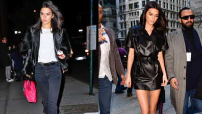 From Classic Leather Pants To Stunning Leather Jackets, Kendall Jenner Knows How To Incorporate Leather Into Her Ensembles