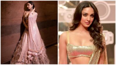 From Embellished Saree To Feather Lehenga, Kiara Advani Is A Stunner In Manish Malhotra Ensembles