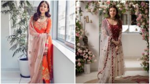 From Embroidered Ivory To Cheerful Green, Kajal Aggarwal’s Anarkali Moments Are Breathtaking