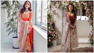 From Embroidered Ivory To Cheerful Green, Kajal Aggarwal’s Anarkali Moments Are Breathtaking