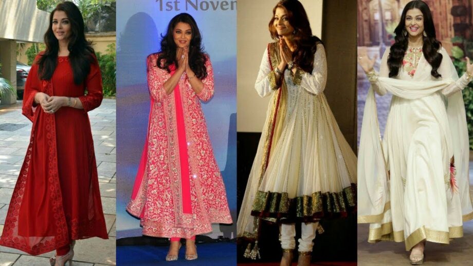 From Golden Embroidered Dress To Gorgeous Black Saree: Aishwarya Rai Shows Off Traditional Collection Like A Queen - 1