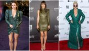 From Kylie Jenner To Kirsten Dunst: Green Leather Is Sweeping The Fashion Industry