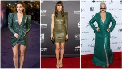 From Kylie Jenner To Kirsten Dunst: Green Leather Is Sweeping The Fashion Industry