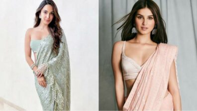 From Sequins To Pastels, Take Saree Inspiration From Kiara Advani And Tara Sutaria