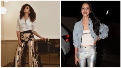 From Taapsee Pannu To Ananya Panday: These Divas Slayed In Metallic Pants