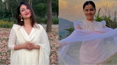 Gorgeous: Divyanka Tripathi and Rubina Dilaik show ways to slay in white salwar suit