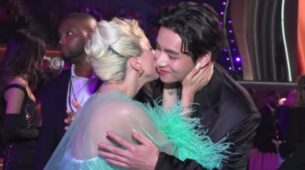 Grammy 2022: Lady Gaga kisses BTS member V on cheeks, makes him blush like a baby