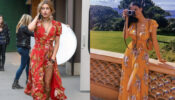 Hailey Bieber Vs Nina Dobrev: Whose Floral Wrap Dress Is Worthy Of Stealing?