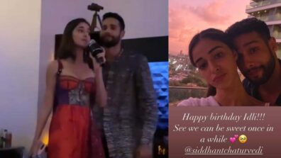 Happy Birthday idli: Ananya Panday’s sweetest wish for her ‘singing and dancing partner’ Siddhant Chaturvedi, checkout video