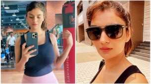 Haye Garmi: Anveshi Jain sets temperature soaring in black plunging neckline sleeveless top, see viral photos