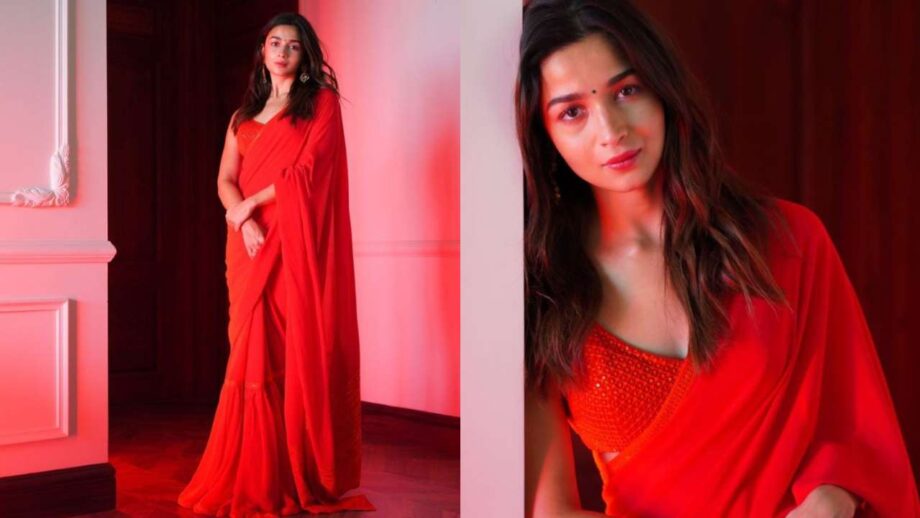 Hot As The Fire: Alia Bhatt Looks ‘Hot Babe’ In These Red Outfit, Are You Having Sleepless Nights? - 1