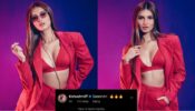 Hotness Alert: In Pictures Tara Sutaria looks spicy hot in red pant suit, Tiger Shroff’s sister Krishna Shroff has something to say