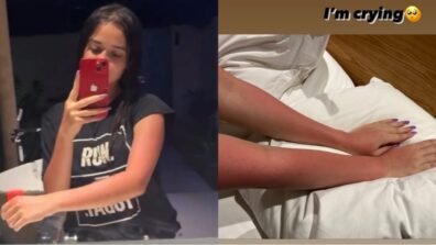 “I am crying,” says Jannat Zubair as she gets severe sunburn in Maldives