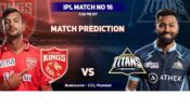 IPL 2022 PBKS Vs GT Match 16 Result: GT beat PBKS by 6 wickets