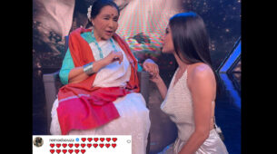 “It was musical day filled with your unbelievable voice”, says Mouni Roy after she meets Asha Bhonsle on DID sets, Remo D’Souza comments