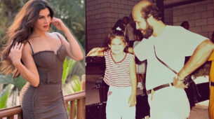 Jacqueline Fernandez shares priceless, nostalgic moment with father, see pic