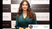 Janhvi Kapoor drops stunner in green maxi dress, influencer Riaz Aly is lovestruck