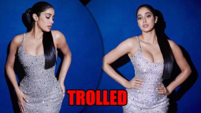 Janhvi Kapoor Trolled By Kardashian Name As She Slays In Shimmery Gown