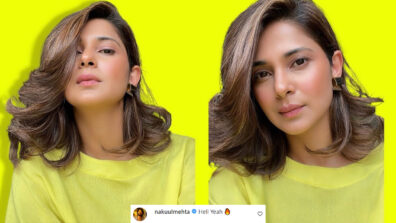 Jennifer Winget is all hearts in yellow neon look, Nakull Mehta feels the heat