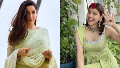 Kajal Aggarwal Or Nora Fatehi: Who Slew In Light Green Anarkali?