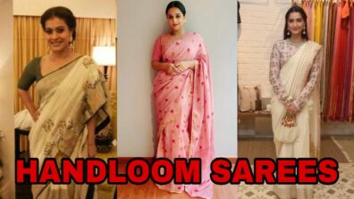 Kajol To Sonam Kapoor: B-Town Ladies Who Dazzled In Handloom Sarees