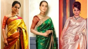 Kangana Ranaut’s Stunning Sarees Will Set You On A Silk Saree Shopping Spree
