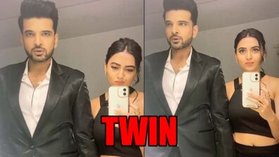 Karan Kundrra and Tejasswi Prakash twin in black outfits, fans love the fashion chemistry