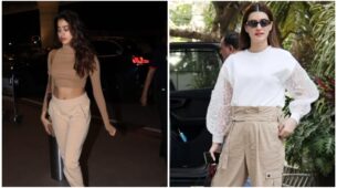 Style Your Beige Joggers In A Comfy Way, Take Cues From Janhvi Kapoor To Anushka Sharma