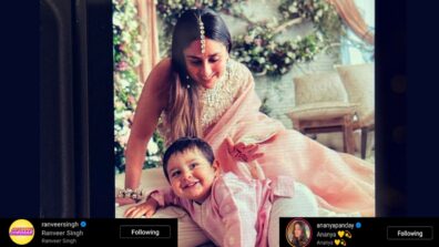 Kareena Kapoor shares heartwarming pic with baby Jeh from Ranbir-Alia wedding, Ananya Panday and Ranveer Singh love it