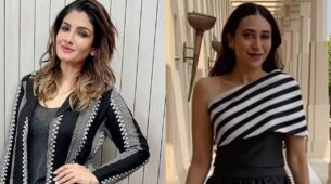 Karisma Kapoor and Raveena Tandon cut a cheeky case in these bossy babe looks, see pictures