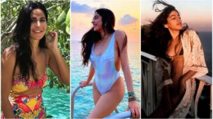 Katrina Kaif, Janhvi Kapoor and Alaya F are queens of sensuality in monokinis, take a look