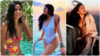 Katrina Kaif, Janhvi Kapoor and Alaya F are queens of sensuality in monokinis, take a look