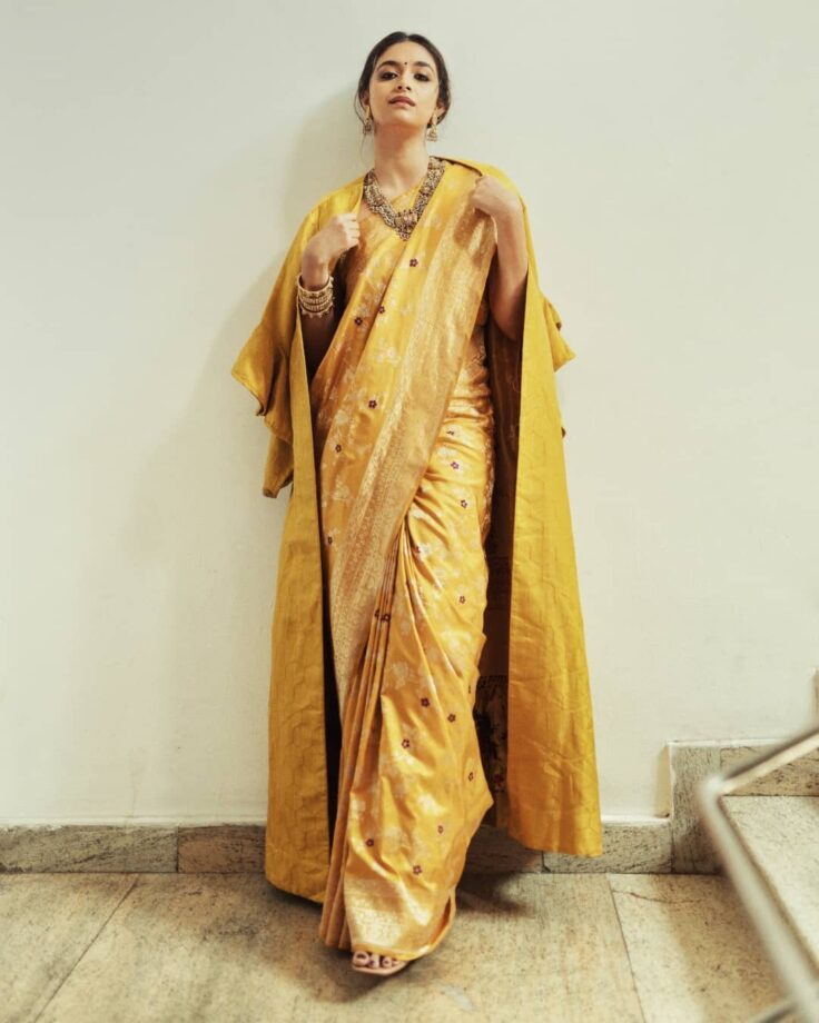 Keerthy Suresh Has an Amazing Collection Of Yellow Ethnic Wear, Check Out - 3