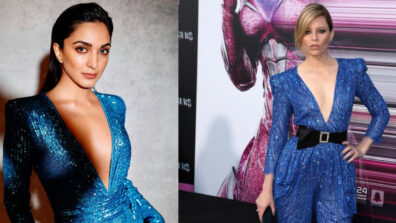 Kiara Advani In Naeem Khan Or Elizabeth Bank In Zuhair Murad, Which Blue Sequin Jumpsuit Is To Die For?