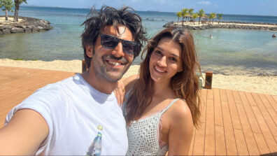 Kriti Sanon and Kartik Aaryan enjoy ‘fun time’ at Mauritius, fans can’t keep calm