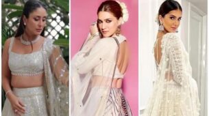 Kareena Kapoor Khan, Kriti Sanon and Tara Sutaria are beauties in white designer salwar suits