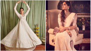 Learn How To Incorporate Ivory In Your Ethnic Wear Like Sonam Kapoor