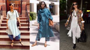 Learn How To Style A Baggy Kurta Like Sonam Kapoor, Pair Your Kurta With Dupatta, Sunglasses, And More Ideas