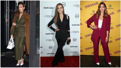Learn How To Style A Pantsuit From The Boss Herself, Check Out These Ensembles Of Jessica Alba